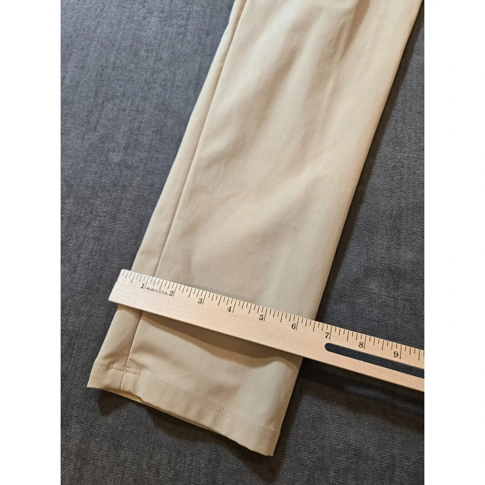 Lululemon ABC Pants Men's 32x31 Beige Tan 5 Pocket Stretch Straight Leg Casual